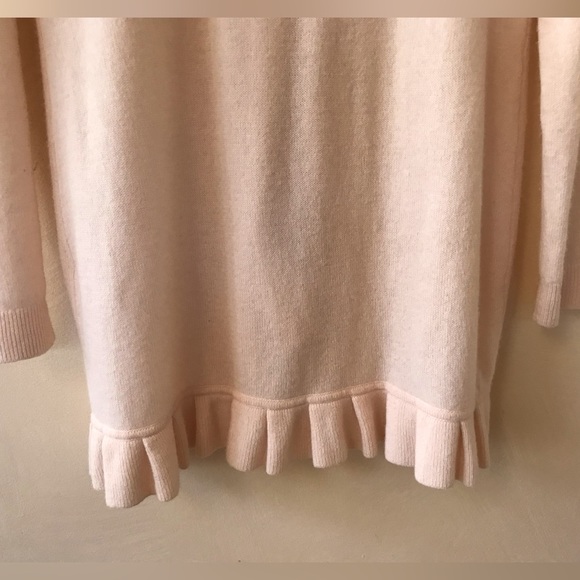 Chico’s Cashmere Cardigan with Ruffled Trim - Picture 8 of 9